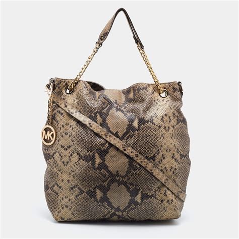 michael kors women handbag snake lether